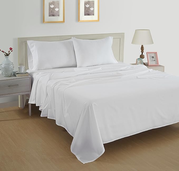 LANE LINEN 100% Organic Cotton King Sheet Set, Breathable Bedding Sheet & - Image 3