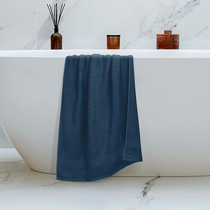 Belizzi Home 4 Pack Bath Towel Set 27x54, 100% Ring Spun Cotton, Ultra Soft - Image 5