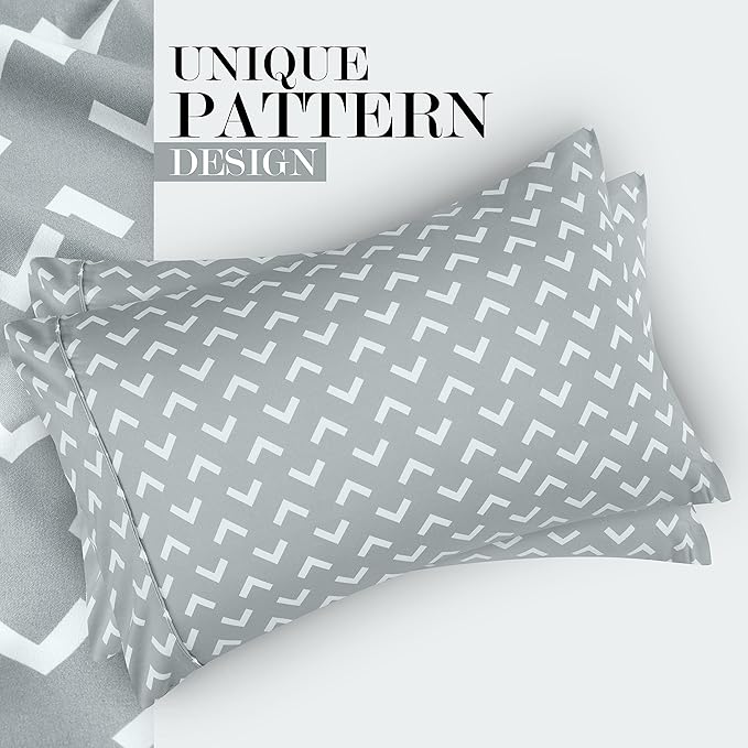 Utopia Bedding Queen Sheet Set, Soft Microfiber 4 Piece Bed Sheets - Image 6