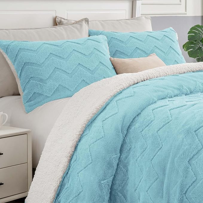 BEDELITE Fluffy King Size Comforter Set by BEDELITE