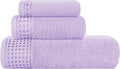 GLAMBURG Ultra Soft 3 Pack Cotton Towel Set, Contains a Bath Towel 28x55 inch by GLAMBURG