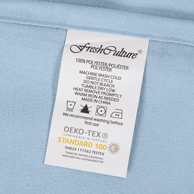 FreshCulture King Flat Sheets Only 2 Pack - Image 7