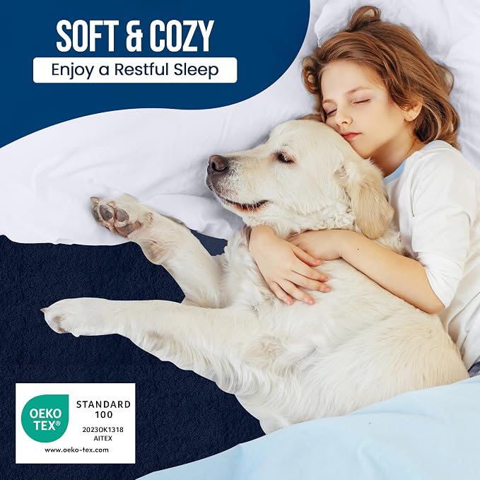 Utopia Bedding Waterproof Mattress Protector Twin XL Size, Premium Terry - Image 5