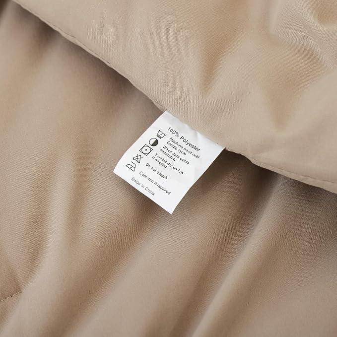 ROSGONIA Oversized King Comforter 128x120 - Image 9