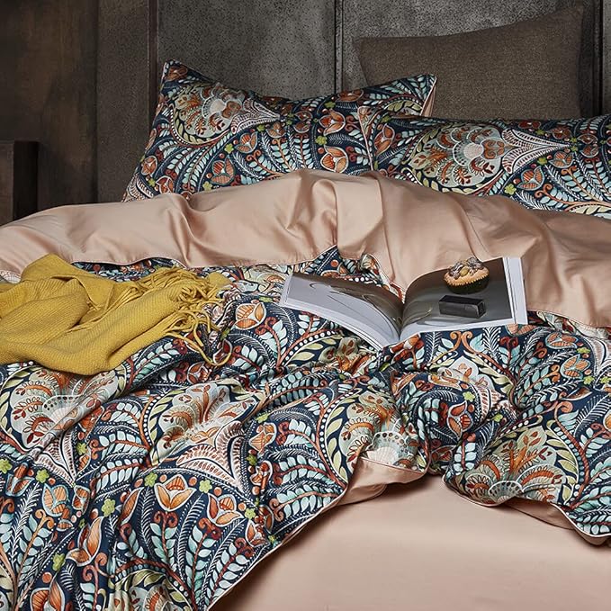 Cupocupa Queen Duvet Cover Set, Modern Industrial Luxury Bedding - Image 2