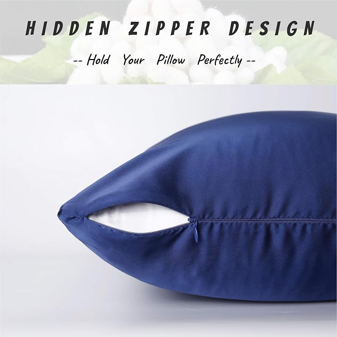 100% Silk Pillow Cases 2 Pack, 100% Mulberry Silk Pillowcase - Image 3