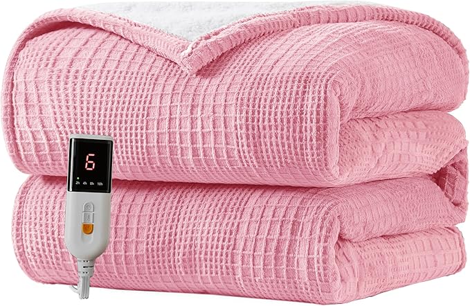 Texciting Heated Blanket Electric Blanket Throw 50”X60”-Heating Throw by TEXCITING
