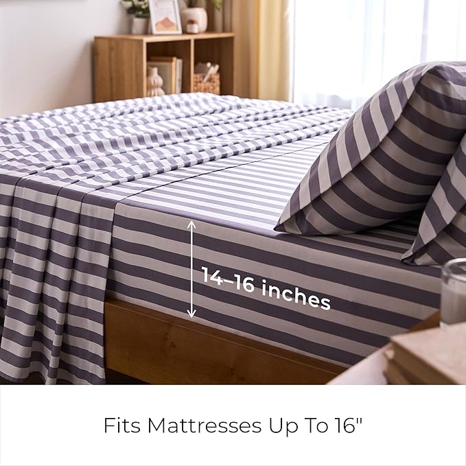 Mellanni Split King Sheets Set - Image 5