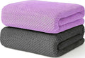 2 Pack Bath Towel Set, Waffle Bath Towel Set, Super Soft Highly Absorbent by Wuwahold