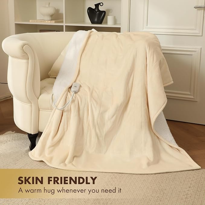 Electric Heated Blanket Twin 62" x 84" - Image 8