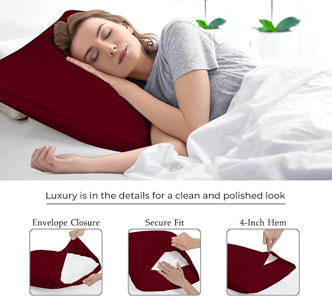 Royale Linens King Pillowcase Set of 2 - Image 7