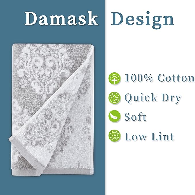 Hand Towels for Bathroom, Decorative Hand Towels for Showering, Bathroom - Image 2