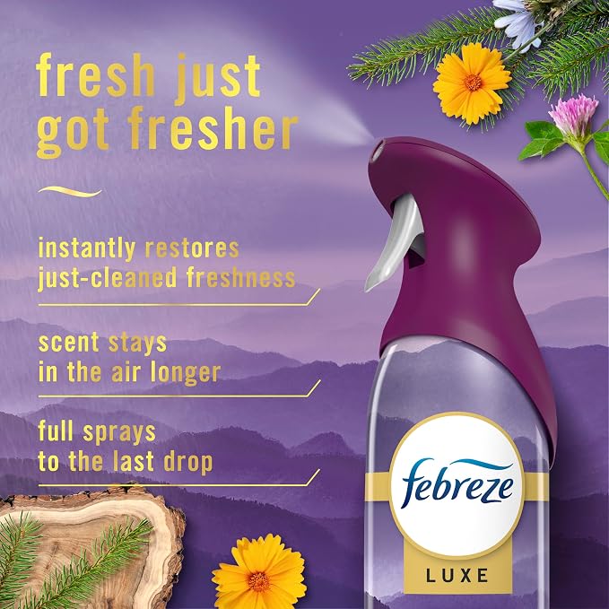 Febreze Air Mist, Air Freshener Spray, Odor Fighting Room Spray, Deodorizer - Image 3