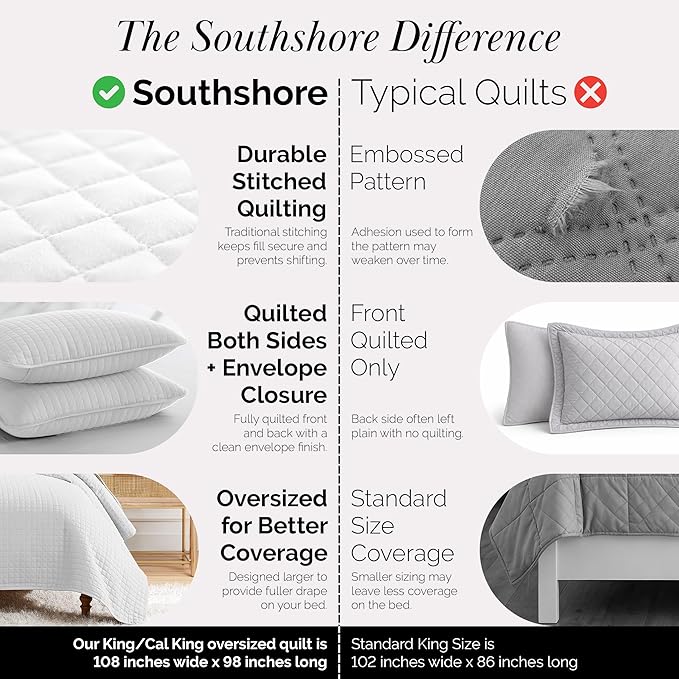 Southshore Fine Living, Inc. King Quilt Bedding Set - Image 5