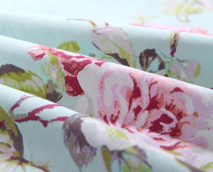 FADFAY French Country Duvet Cover Set King/California King 100% Cotton Floral - Image 7