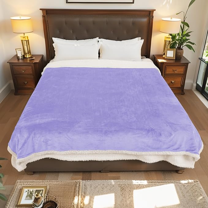LaffyLo Heated Throw Blanket 50 x 60, Fast Heating Electric Blanket, Dual-Sided - Image 8