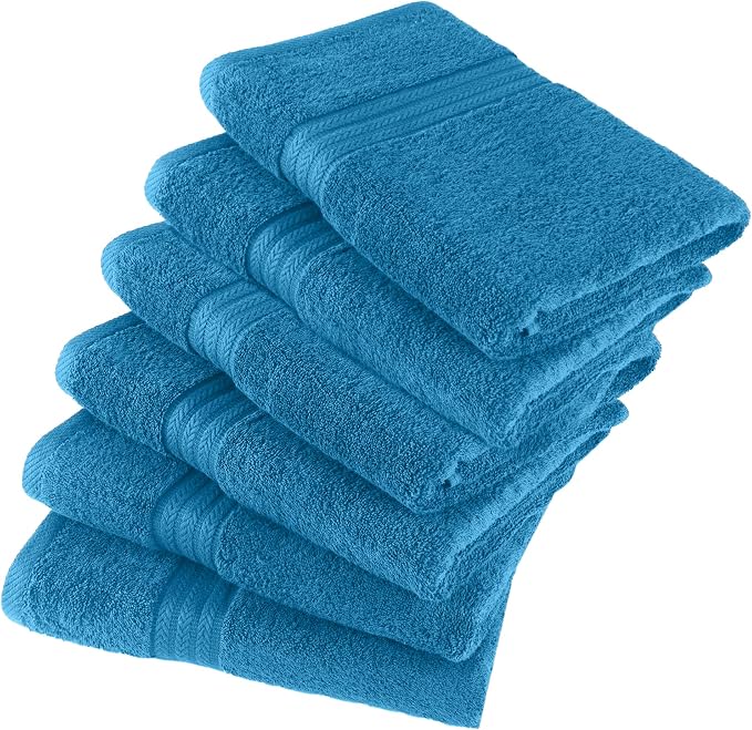 HERCULEAN Large Bath Towels 24 x 50 Pack of 6 | Quick Dry and Highly Absorbent - Image 2