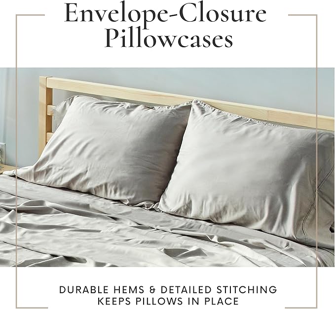 Bamboo Bay Hotel Quality 4 Piece Cooling Pillow Cases - Image 5