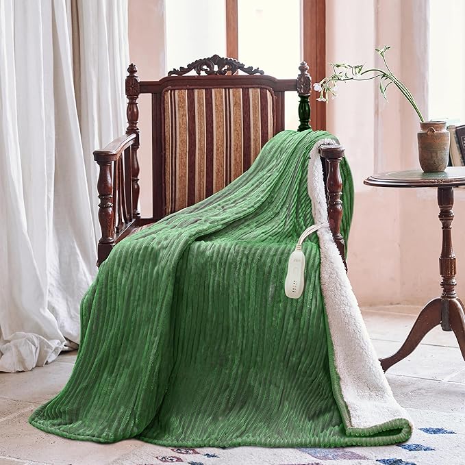 Texciting Heated Blanket Electric Blanket Throw 50”X60”-Heating Throw - Image 2
