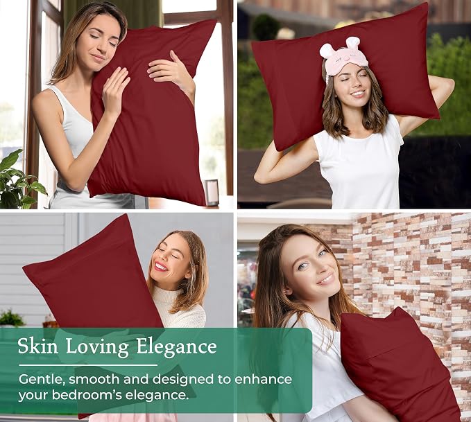 Royale Linens Queen Pillowcase Set of 2 - Image 4