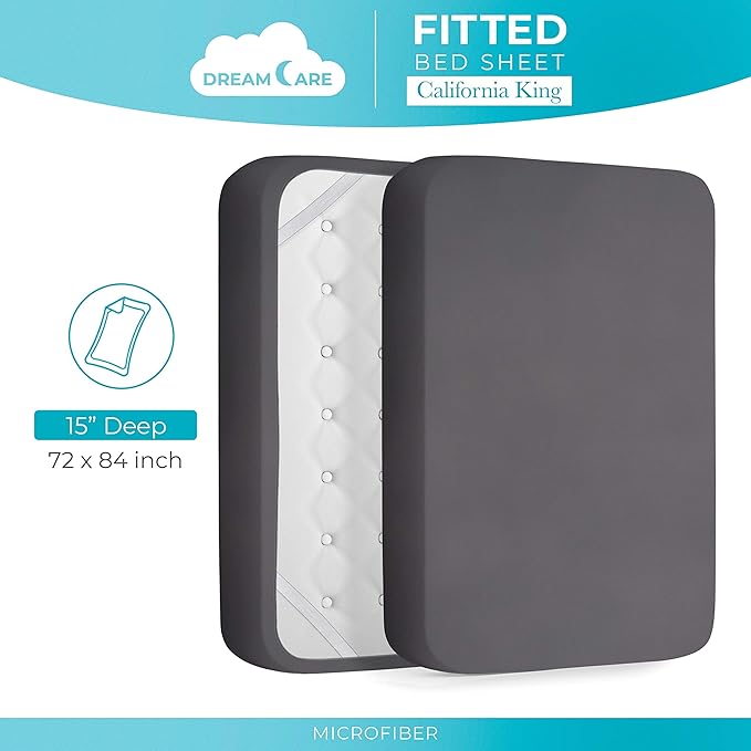 DREAMCARE Cal King Fitted Sheet Only - Image 4