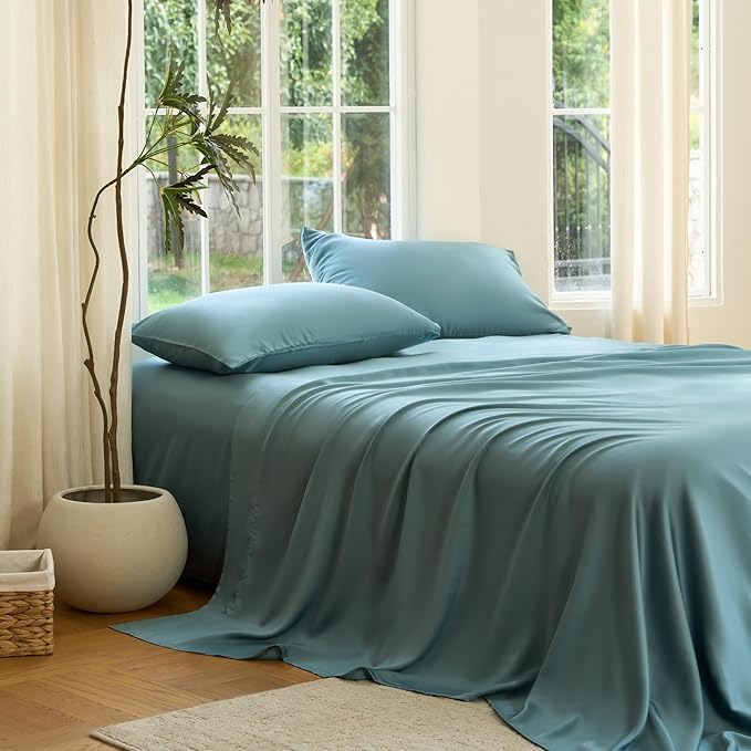 DOZ Sheet Set, 100% Viscose derived from Bamboo, Organically Grown, Buttery Soft by DOZ