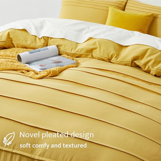 Oli Anderson Mist Yellow Duvet Cover King Size - Image 3