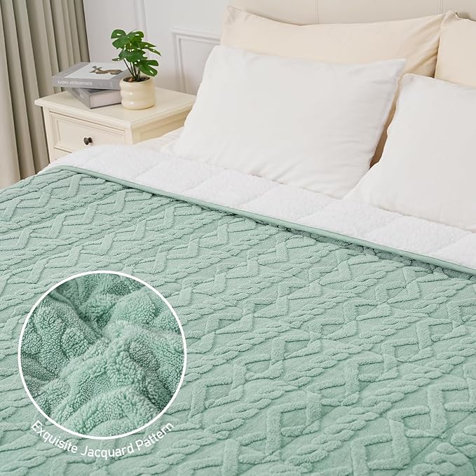 Wemore Weighted Blanket for Adults Twin Size 20 lbs, Dual Sided Soft Fuzzy - Image 5