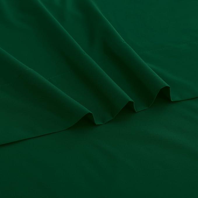 Sfoothome Blackish Green Sheet, Ultra Soft and Comfortable Microfiber Top Sheet - Image 2