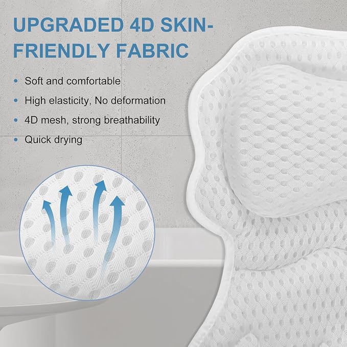 SetSail Bath Pillow, Relaxing Bath Pillows - Image 4