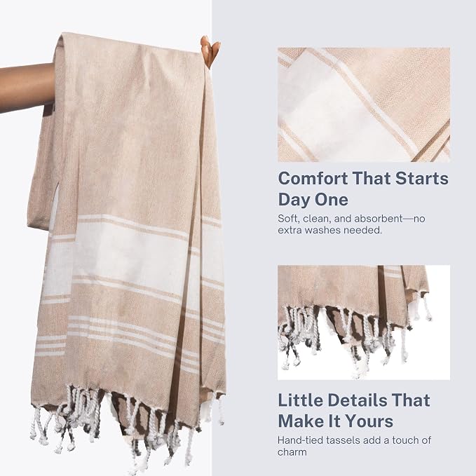 Cotton Turkish Beach Towel - Image 3
