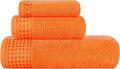 GLAMBURG Ultra Soft 3 Pack Cotton Towel Set, Contains a Bath Towel 28x55 inch by GLAMBURG