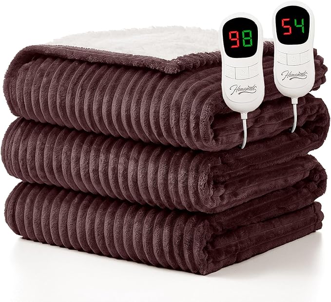 Homemate Electric Heated Blanket Queen Size by Homemate