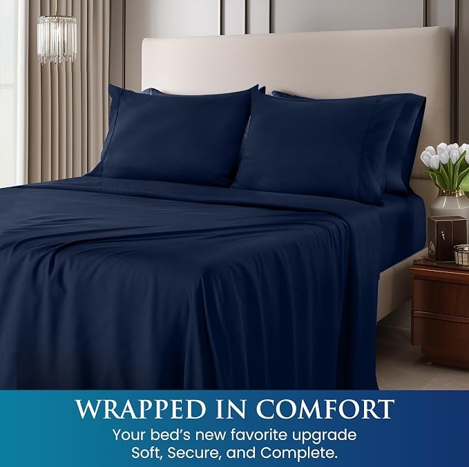 Utopia Bedding King Size 4 Piece Sheet Set - Image 4