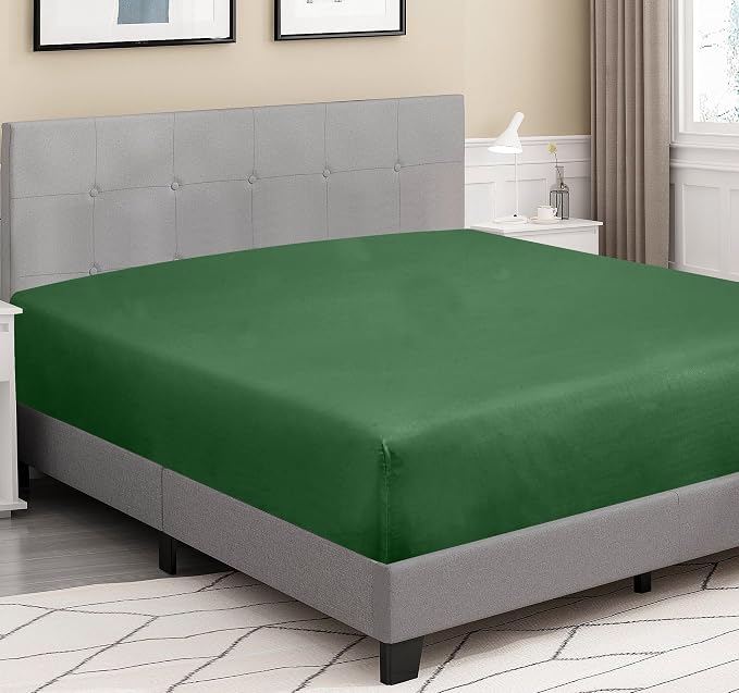 ROYALE LINENS 300 Thread Count 100% Long Staple Combed Cotton Fitted Sheet King - Image 3