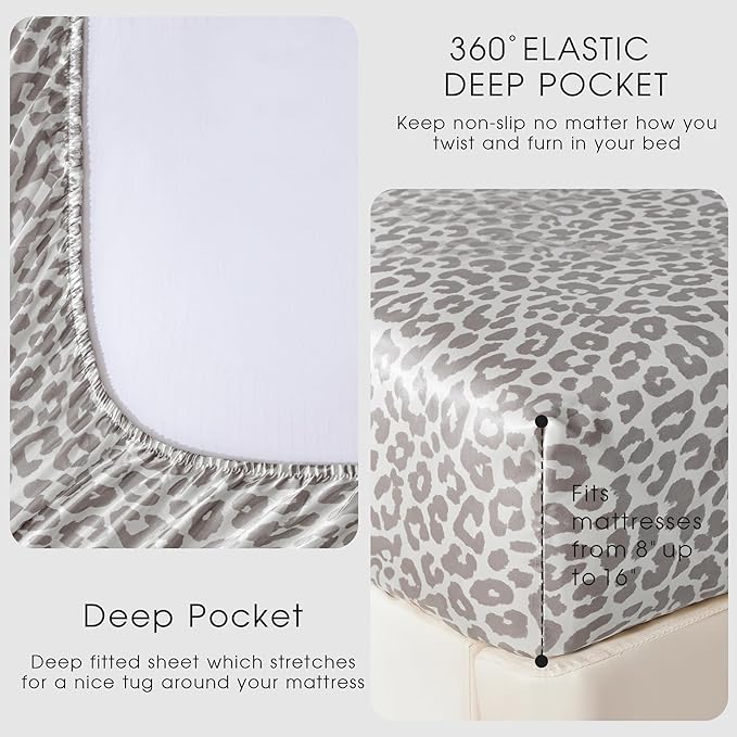 FreshCulture Satin Sheets King Size - Image 4