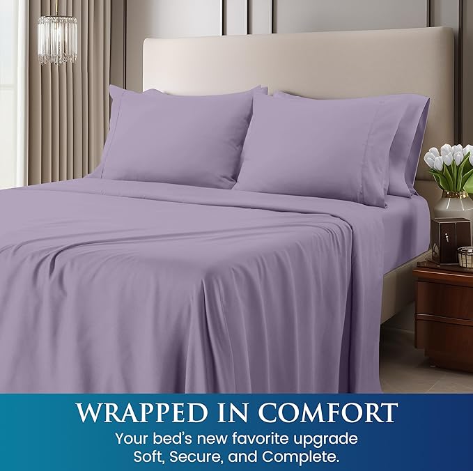 Utopia Bedding Queen Size 4 Piece Sheet Set - Image 4