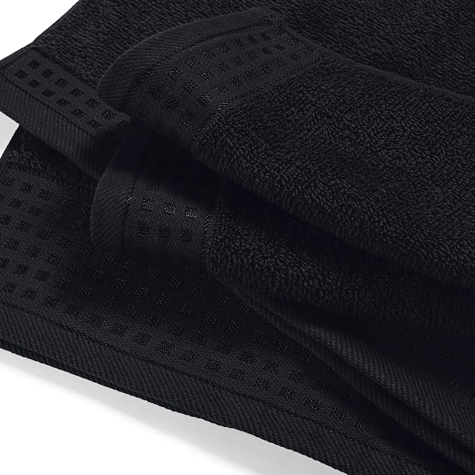 GLAMBURG Ultra Soft 3 Pack Cotton Towel Set, Contains a Bath Towel 28x55 inch - Image 2
