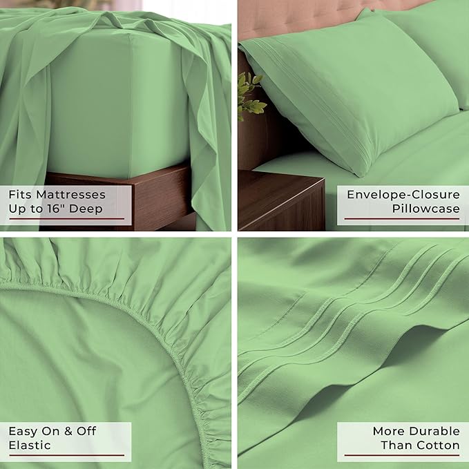 Mellanni California King Sheets Set - Image 5