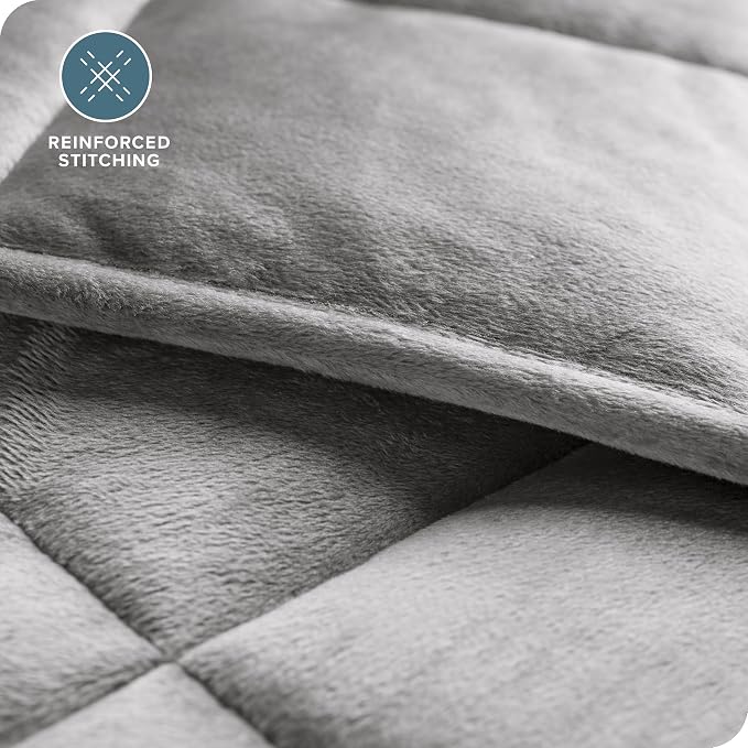 Bare Home Weighted Blanket Queen Size 20lb - Image 8