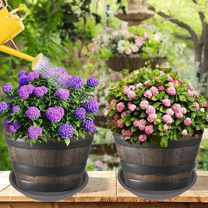 2 Pack of 22 inch Plant Saucer, Large Plant Tray, Heavy Sturdy Plant Drainage - Image 4
