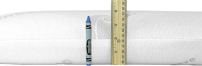 Bluewave Bedding Slim Gel Memory Foam Pillow - Image 3