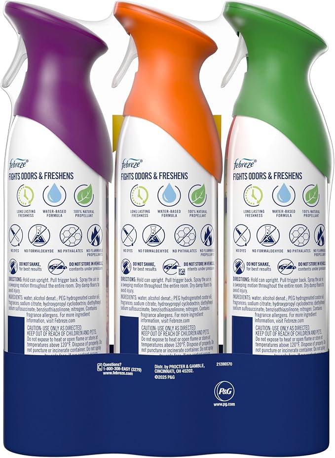 Febreze Air Mist, Air Freshener, Odor Fighting Room Spray, Deodorizer - Image 13