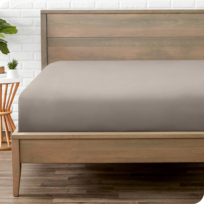 Fitted Bottom Sheet King Size by BareHome