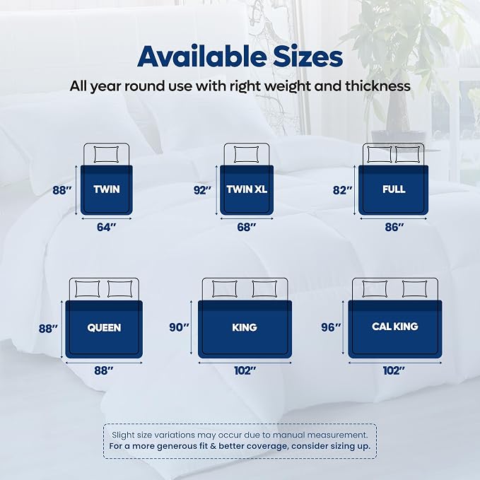 Utopia Bedding Comforters Queen Size, All Season Duvet Insert, Down Alternative - Image 9