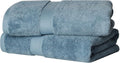 Superior Solid Egyptian Cotton Bath Towel Set, Denim Blue by SUPERIOR