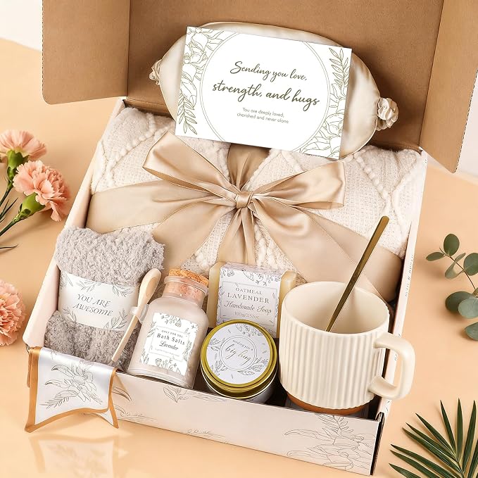 Loscola Birthday Gift Baskets for Women, Get Well Soon Gifts Basket After - Image 7