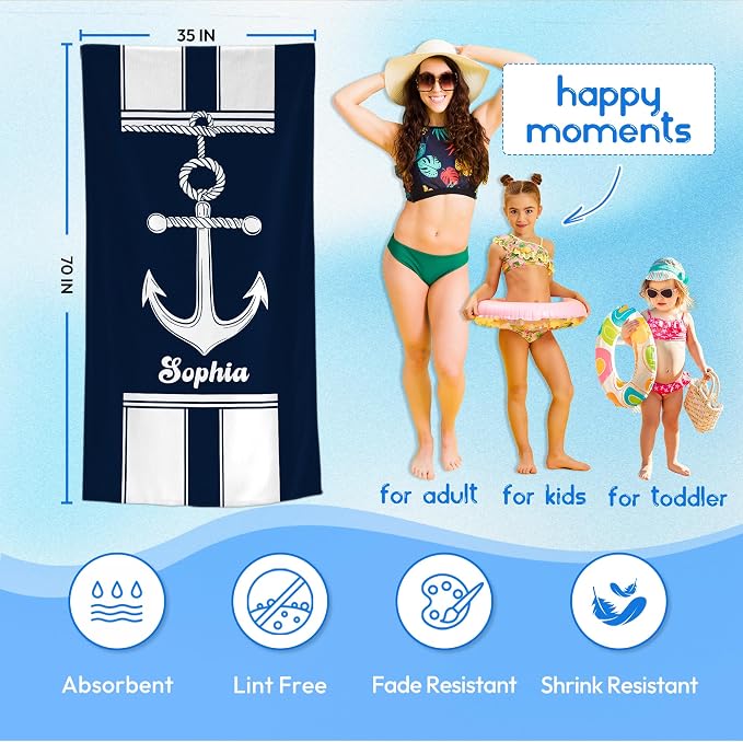 JML Personalized Beach Towel - Image 3