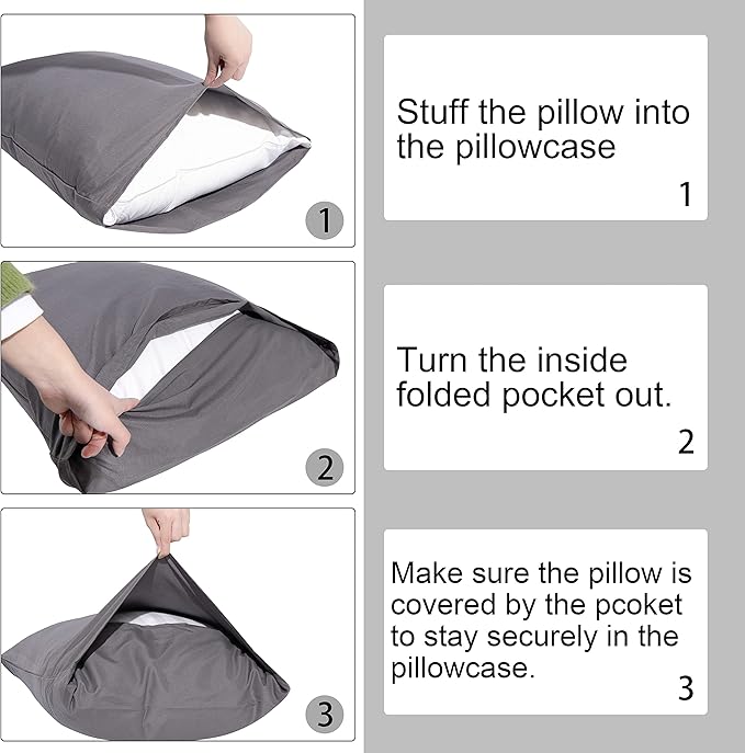 NTBAY Standard Pillowcase Set - Image 2
