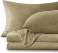 BEDELITE Flannel Sheets Twin Size Camel by BEDELITE